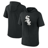 Black Chicago White Sox Fanatics Short Sleeve Hoodie T-Shirt