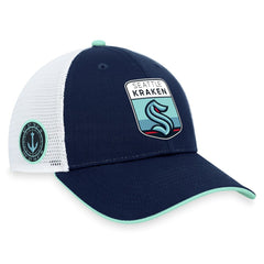 NHL Seattle Kraken Fanatics 2023 NHL Draft On Stage Trucker Adjustable Hat