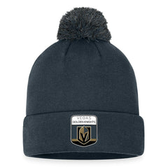 NHL Vegas Golden Knights Fanatics 2023 NHL Draft Cuffed Knit Hat with Pom