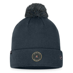 NHL Vegas Golden Knights Fanatics 2023 NHL Draft Cuffed Knit Hat with Pom