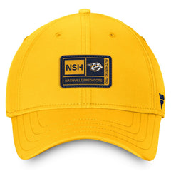 NHL Nashville Predators Fanatics Authentic Pro Training Camp Flex Hat – Gold