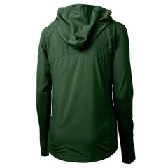 Cutter & Buck Women's Adapt Eco Knit Hybrid Recycled Full-Zip Hoodie - Green Bay Packers Hoodies