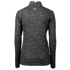 Cutter & Buck Women's Traverse Camo Print Stretch Quarter-Zip Pullover Top - Baltimore Ravens Pullover