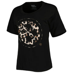 T.J. Watt Majestic Threads Women's Leopard Player Name & Number T-Shirt - Pittsburgh Steelers T-shirts