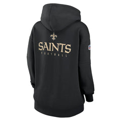 Women's 2023 Sideline Club Fleece Pullover Hoodie - New Orleans Saints Hoodies