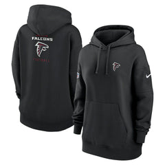 Women's 2023 Sideline Club Fleece Pullover Hoodie - Atlanta Falcons Hoodies
