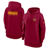 Women's 2023 Sideline Club Fleece Pullover Hoodie - Washington Commanders Hoodies