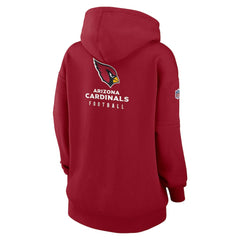 Women's 2023 Sideline Club Fleece Pullover Hoodie - Arizona Cardinals Hoodies