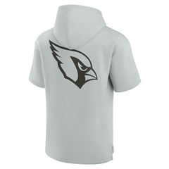 Unisex Elements Super Soft Fleece Short Sleeve Pullover Hoodie - Arizona Cardinals Hoodies