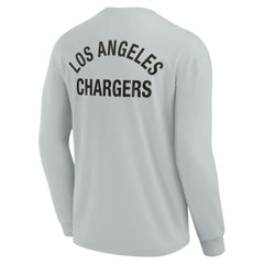 Unisex Elements Super Soft Long Sleeve T-Shirt - Los Angeles Chargers T-shirts