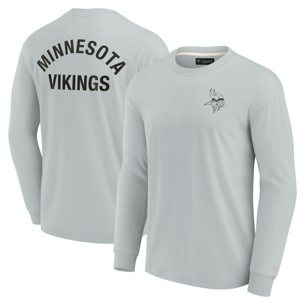 Unisex Elements Super Soft Long Sleeve T-Shirt - Minnesota Vikings T-shirts
