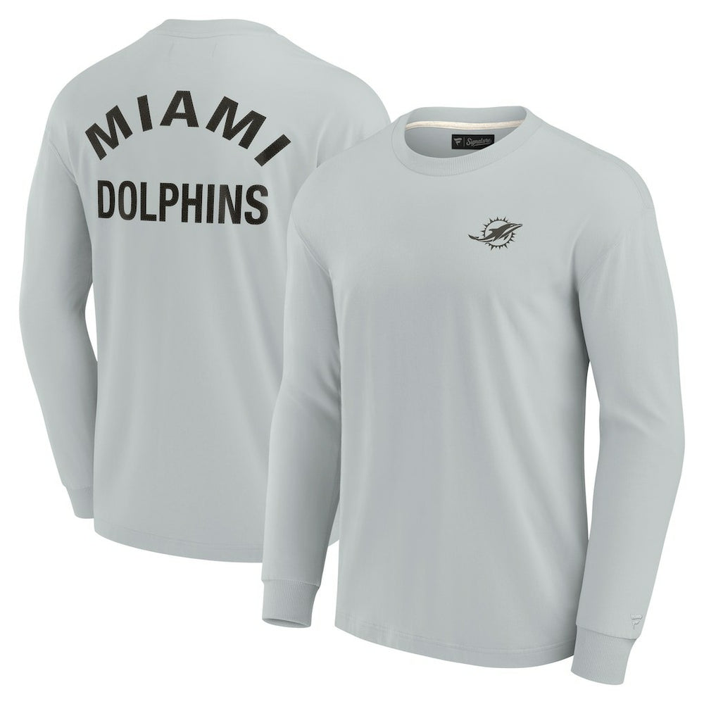 Unisex Elements Super Soft Long Sleeve T-Shirt - Miami Dolphins T-shirts