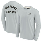 Unisex Elements Super Soft Long Sleeve T-Shirt - Miami Dolphins T-shirts