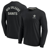 Unisex Elements Super Soft Long Sleeve T-Shirt - New Orleans Saints T-shirts