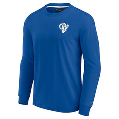 Unisex Elements Super Soft Long Sleeve T-Shirt - Los Angeles Rams T-shirts