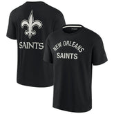 Unisex Elements Super Soft Short Sleeve T-Shirt - New Orleans Saints T-shirts