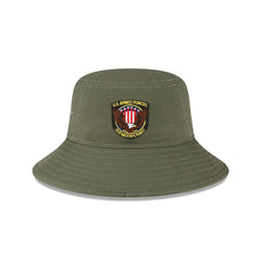 Green Athletics New Era 2023 Armed Forces Day Bucket Hat