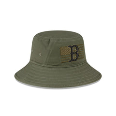 Green Boston Red Sox New Era 2023 Armed Forces Day Bucket Hat