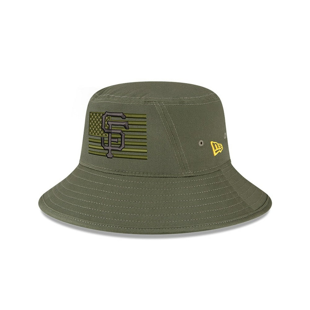 Green San Francisco Giants New Era 2023 Armed Forces Day Bucket Hat