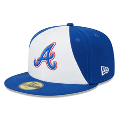 White/Royal Atlanta Braves New Era 2023 City Connect 59FIFTY Fitted Hat
