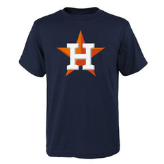 Navy Houston Astros Youth Logo Primary Team T-Shirt