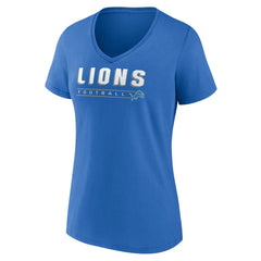 Women's Primary Play V-Neck T-Shirt - Detroit Lions T-shirts