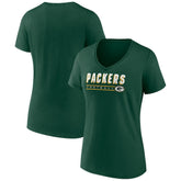 Women's Primary Play V-Neck T-Shirt - Green Bay Packers T-shirts