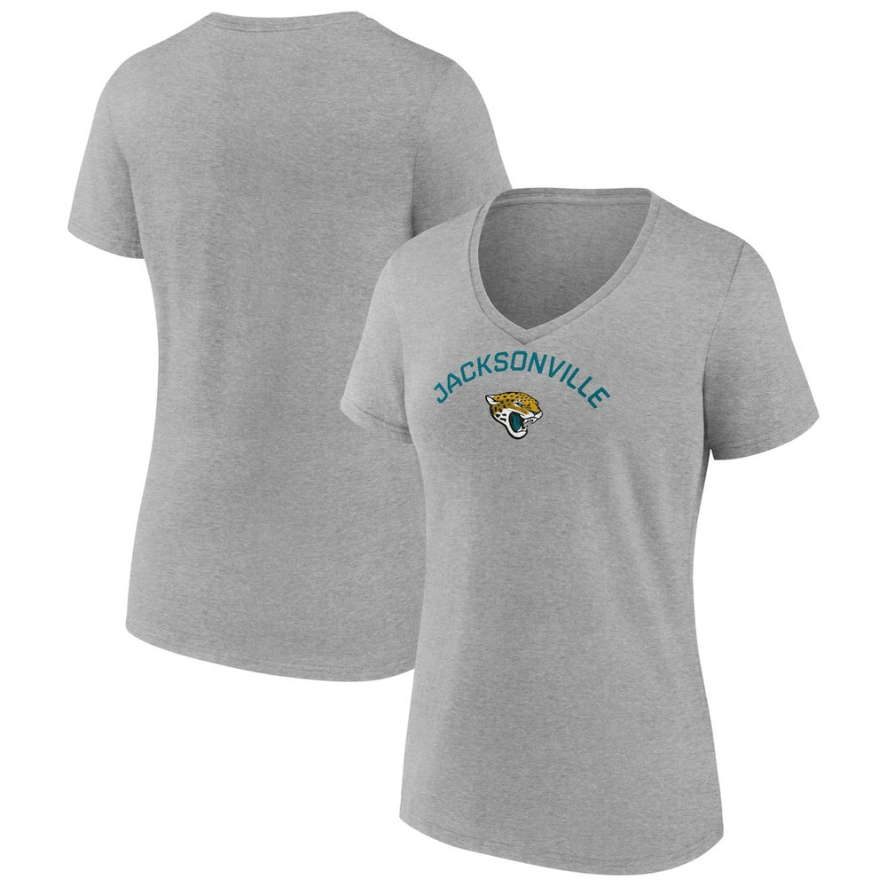 Women's Team Arc V-Neck T-Shirt - Jacksonville Jaguars T-shirts