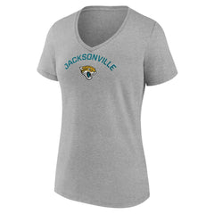 Women's Team Arc V-Neck T-Shirt - Jacksonville Jaguars T-shirts