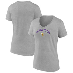 Women's Team Arc V-Neck T-Shirt - Minnesota Vikings T-shirts