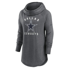 Women's Raglan Funnel Neck Pullover Hoodie - Dallas Cowboys Hoodies