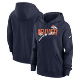 Women's Wordmark Club Fleece Pullover Hoodie - Denver Broncos Hoodies