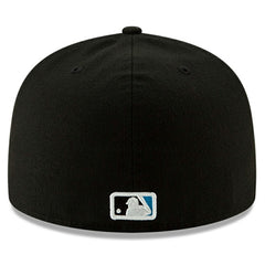 Black Miami Marlins New Era 2024 Jackie Robinson Day 59FIFTY Fitted Hat