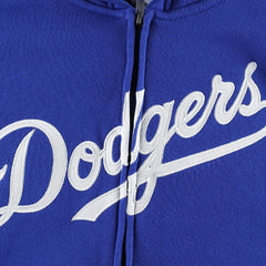 Royal Los Angeles Dodgers Youth Wordmark Full-Zip Fleece Hoodie