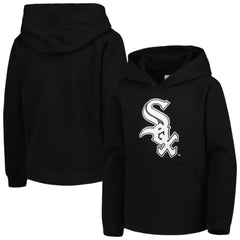 Black Chicago White Sox Youth Team Primary Logo Pullover Hoodie