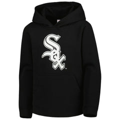 Black Chicago White Sox Youth Team Primary Logo Pullover Hoodie