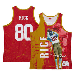 Jerry Rice 1994 Player Burst Tank Top - San Francisco 49ers Tops