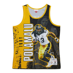 Troy Polamalu 2007 Player Burst Tank Top - Pittsburgh Steelers Tops