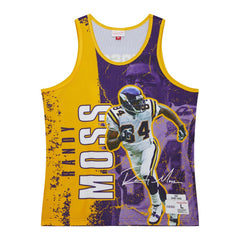Randy Moss 1998 Player Burst Tank Top - Minnesota Vikings Tops