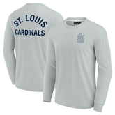 Gray St. Louis Cardinals Fanatics Unisex Elements Super Soft Long Sleeve T-Shirt