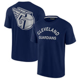 Navy Cleveland Guardians Fanatics Unisex Elements Super Soft Short Sleeve T-Shirt