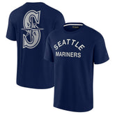 Navy Seattle Mariners Fanatics Unisex Elements Super Soft Short Sleeve T-Shirt