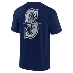 Navy Seattle Mariners Fanatics Unisex Elements Super Soft Short Sleeve T-Shirt