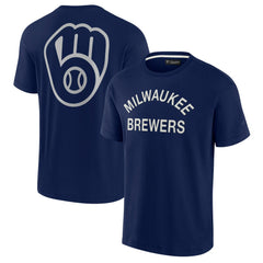 Navy Milwaukee Brewers Fanatics Unisex Elements Super Soft Short Sleeve T-Shirt