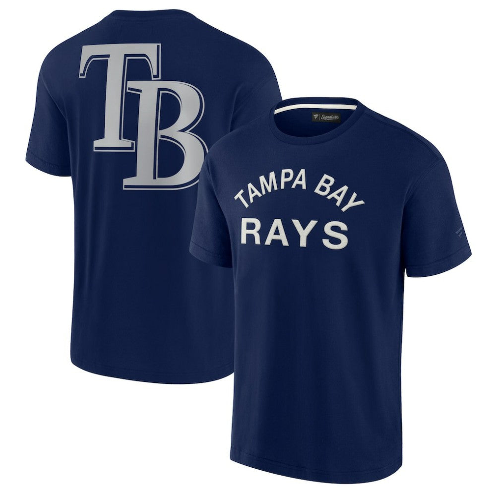 Navy Tampa Bay Rays Fanatics Unisex Elements Super Soft Short Sleeve T-Shirt