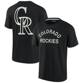 Black Colorado Rockies Fanatics Unisex Elements Super Soft Short Sleeve T-Shirt