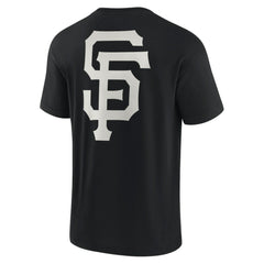 Black San Francisco Giants Fanatics Unisex Elements Super Soft Short Sleeve T-Shirt