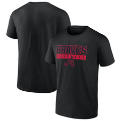 Black Atlanta Braves In The Mitt T-Shirt