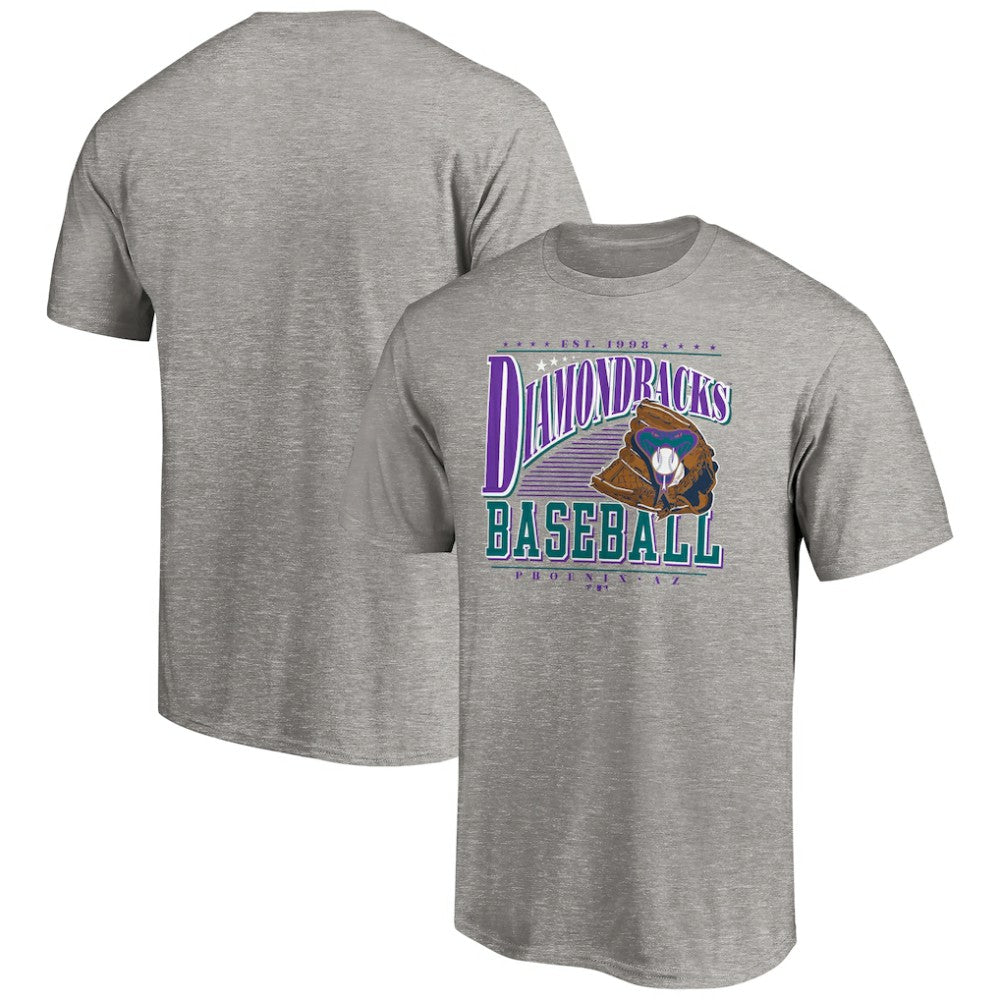 Heather Gray Arizona Diamondbacks Cooperstown Collection Winning Time T-Shirt