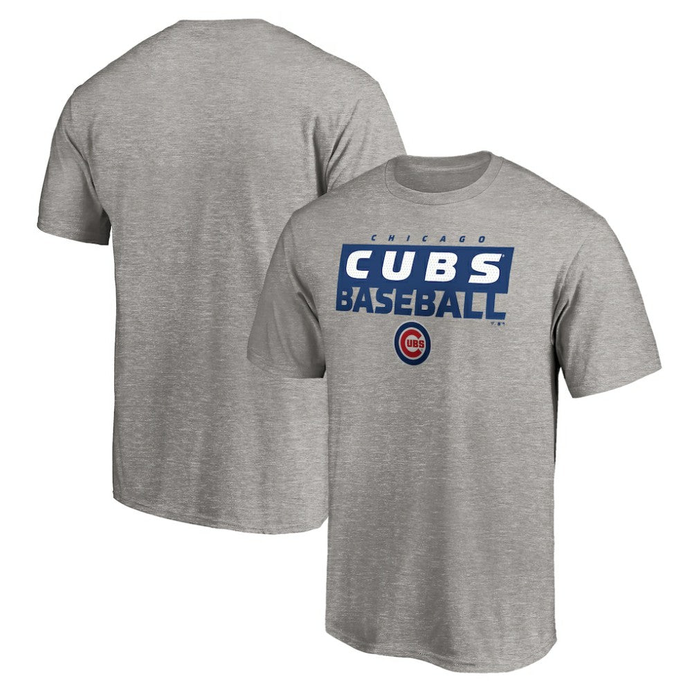 Heather Gray Chicago Cubs Gain Ground T-Shirt